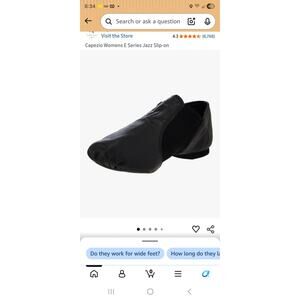 Capezio Womens E Series Jazz Slip-on size 9.5